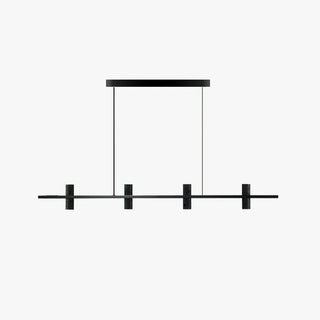 Nernis Suspension Parallèle Noir Travertin Minimaliste Ligne