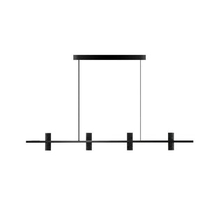 Nernis Suspension Parallèle Noir Travertin Minimaliste Ligne