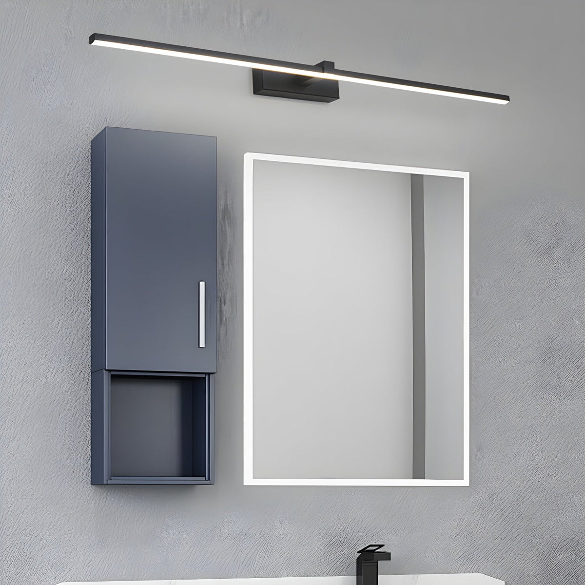 Yume Applique Murale Linéaire Minimaliste en Miroir