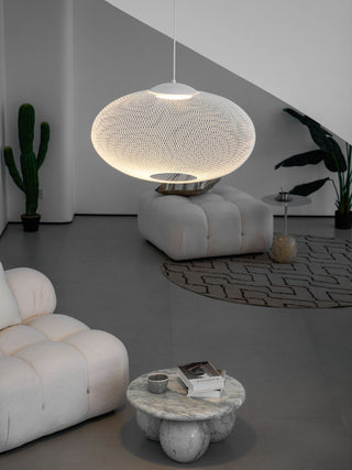 Lustra Suspension Lampe Maille Noire