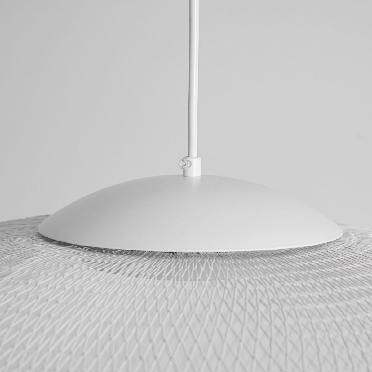 Viananne Suspension Lampe Maille Noire