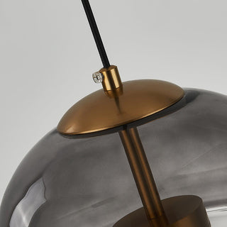 Aged Lampe Suspension Verre Dôme Minimaliste