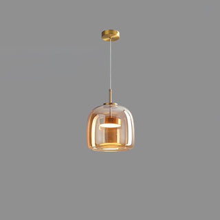 Obsidian Suspension en Verre Moderne-Luire