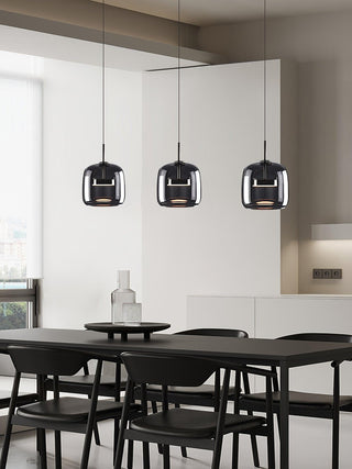 Obsidian Suspension en Verre Moderne-Luire