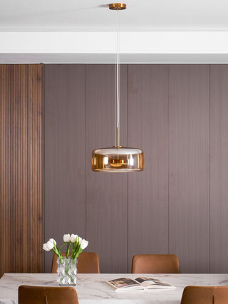 Obsidian Suspension en Verre Moderne-Luire