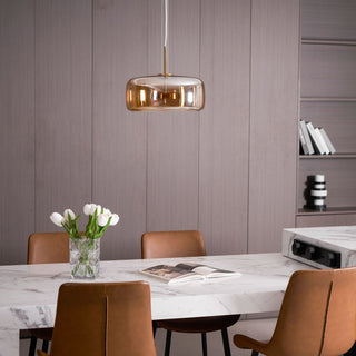 Obsidian Suspension en Verre Moderne-Luire