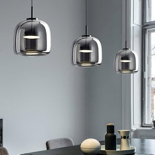 Obsidian Suspension en Verre Moderne-Luire