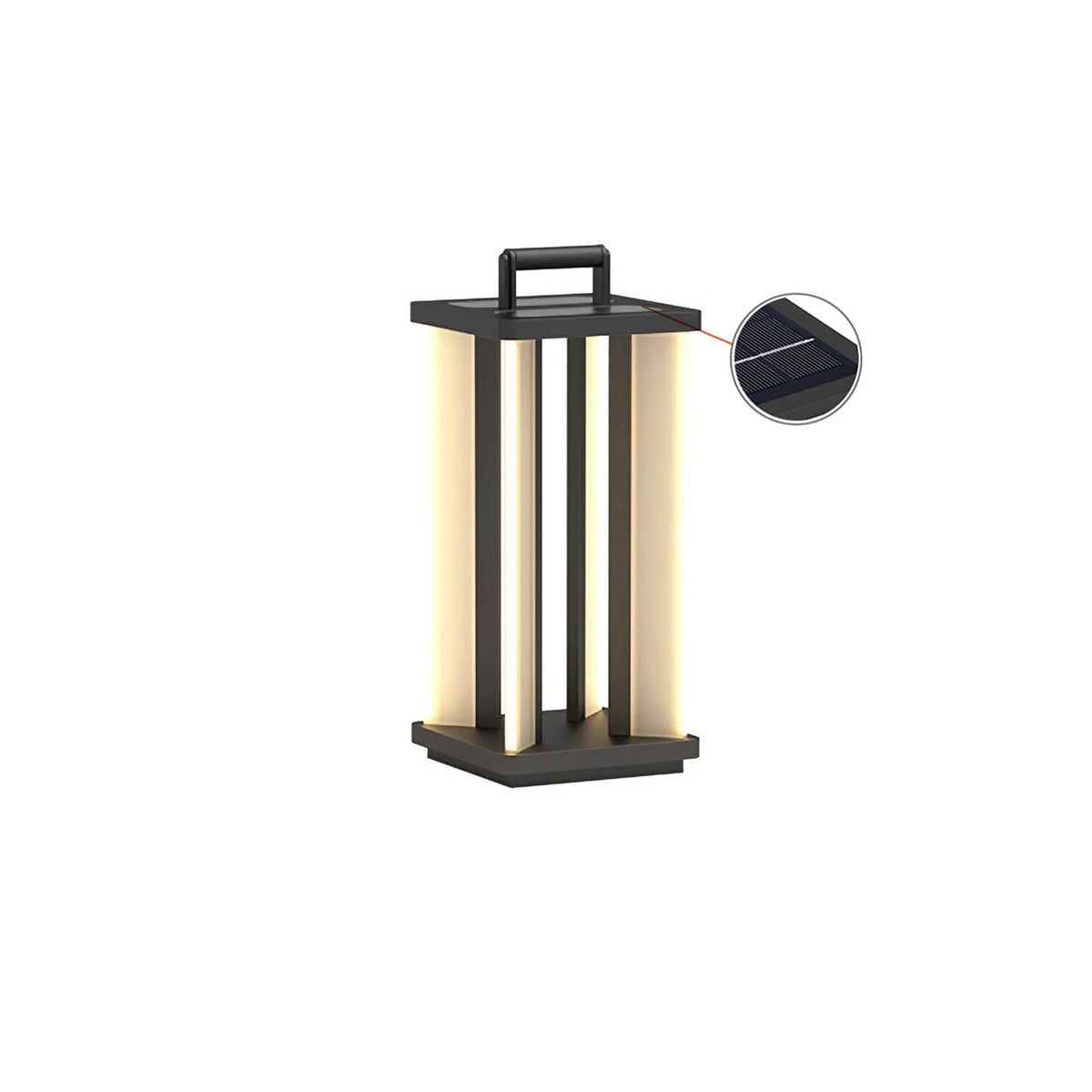 Delenae Luminaire d'extérieur industriel vintage unique