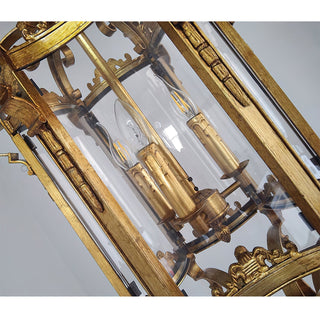 Ardorion Lustre Lanterne Métal Verre Luxe Vintage