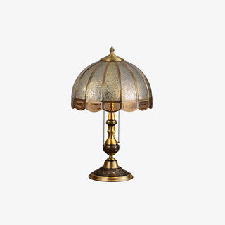 Brillix Lampe de Table en Laiton Et Verre Glam
