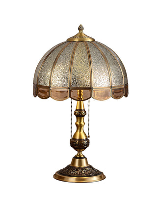Brillix Lampe de Table en Laiton Et Verre Glam