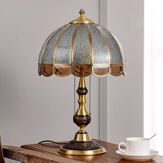 Brillix Lampe de Table en Laiton Et Verre Glam