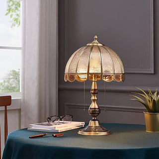 Brillix Lampe de Table en Laiton Et Verre Glam
