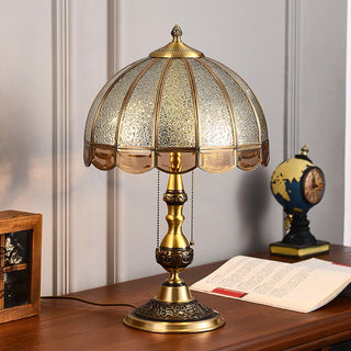 Brillix Lampe de Table en Laiton Et Verre Glam