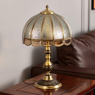 Brillix Lampe de Table en Laiton Et Verre Glam