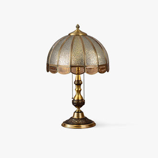 Brillix Lampe de Table en Laiton Et Verre Glam