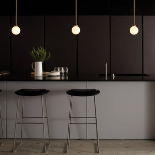 Nyrinis Lustre Groupé Laiton Verre Minimaliste Moderne