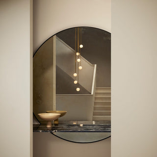 Nyrinis Lustre Groupé Laiton Verre Minimaliste Moderne