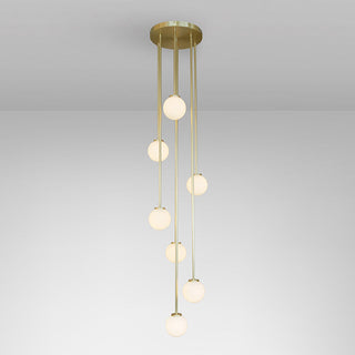 Nyrinis Lustre Groupé Laiton Verre Minimaliste Moderne