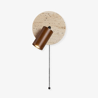 Evzoryra Applique Murale Disc Swing en Travertin-Luire