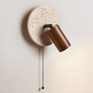 Evzoryra Applique Murale Disc Swing en Travertin-Luire