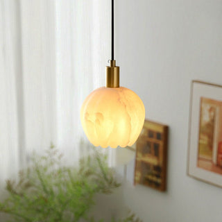 Mian Alabaster Pendant Lamp-Neutral Decor