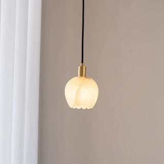 Mian Alabaster Pendant Lamp-Neutral Decor