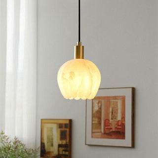 Mian Alabaster Pendant Lamp-Neutral Decor