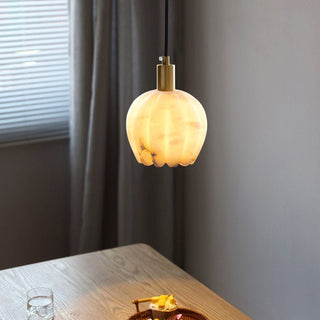 Mian Alabaster Pendant Lamp-Neutral Decor