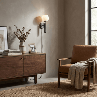 Mian Alabaster Plug-in Wall Lamp-Neutral Decor