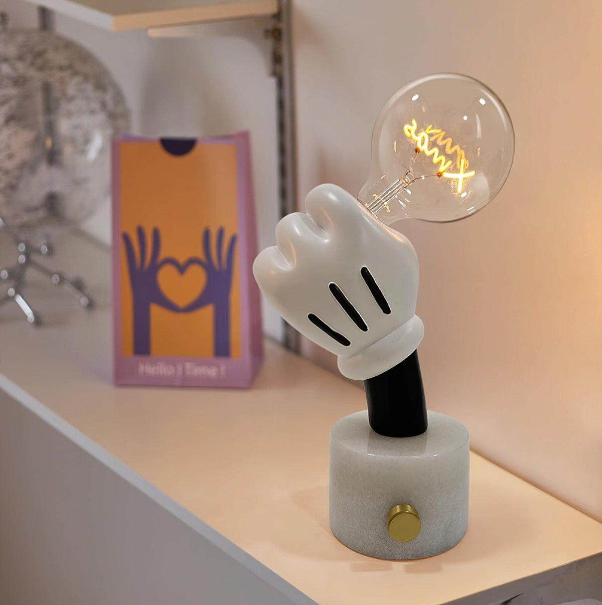 Cosoril Lampe de Table Cartoon Gloved