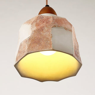 Microcement Textured Pendant Light-Neutral Decor