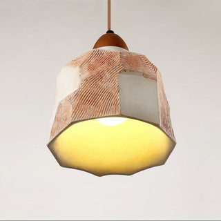 Microcement Textured Pendant Light-Neutral Decor