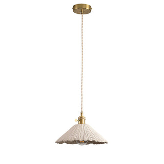 Microcement Lampe suspendue avec abat-jour en tissu réglable