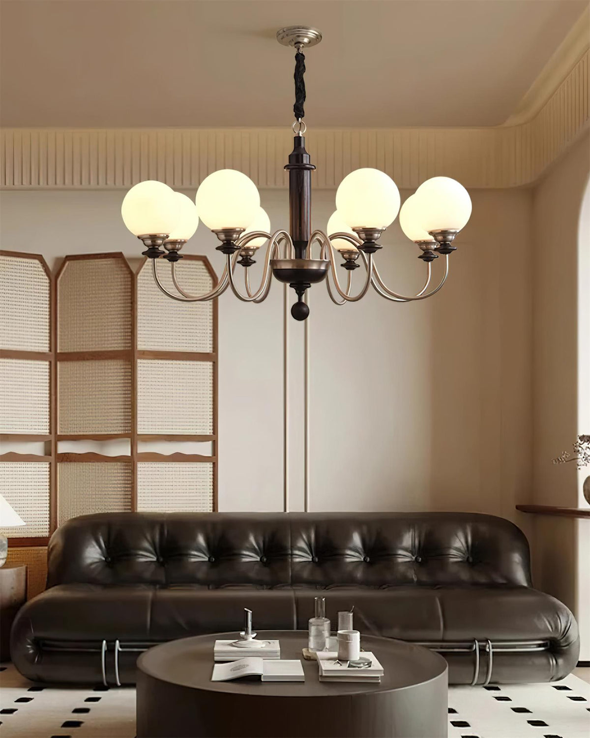 Lumivian 8-Light Globe Chandelier-Neutral Decor