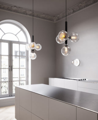 Calyxia Suspension Industrielle Classique en Verre-Luire
