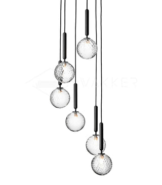 Calyxia Suspension Industrielle Classique en Verre-Luire