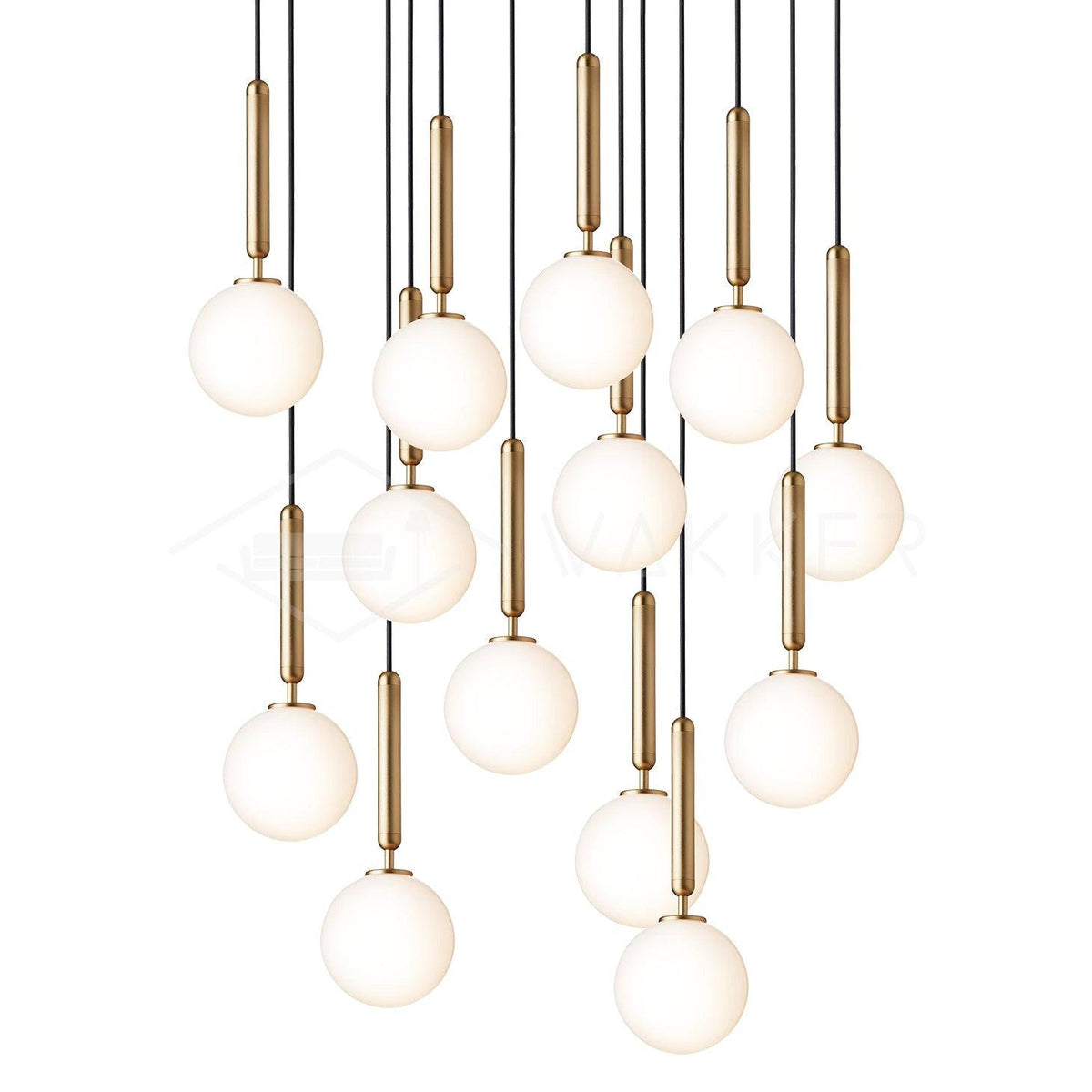 Velain Suspension industrielle en laiton