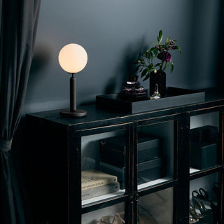 Noah Minimalist Glass Table Lamp-Neutral Decor