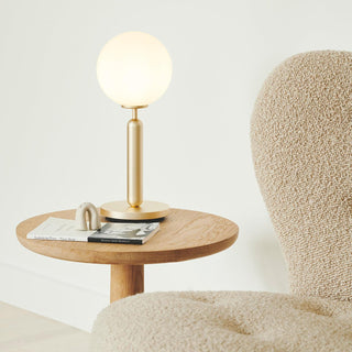 Noah Minimalist Glass Table Lamp-Neutral Decor