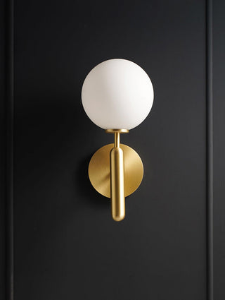 Lustra Applique Murale à Brancher Globe en Verre Style Nordique