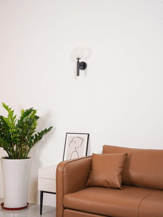 Lustra Applique Murale à Brancher Globe en Verre Style Nordique