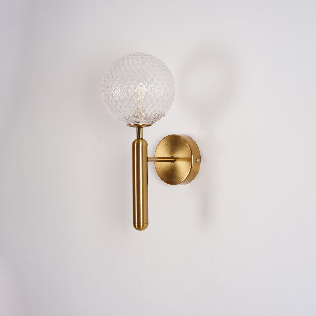 Selesa Applique Murale à Brancher Globe en Verre Style Nordique