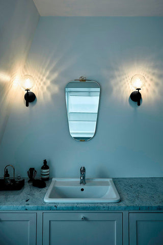 Lustra Applique Murale à Brancher Globe en Verre Style Nordique