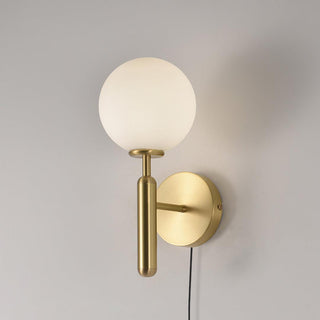 Lustra Applique Murale à Brancher Globe en Verre Style Nordique