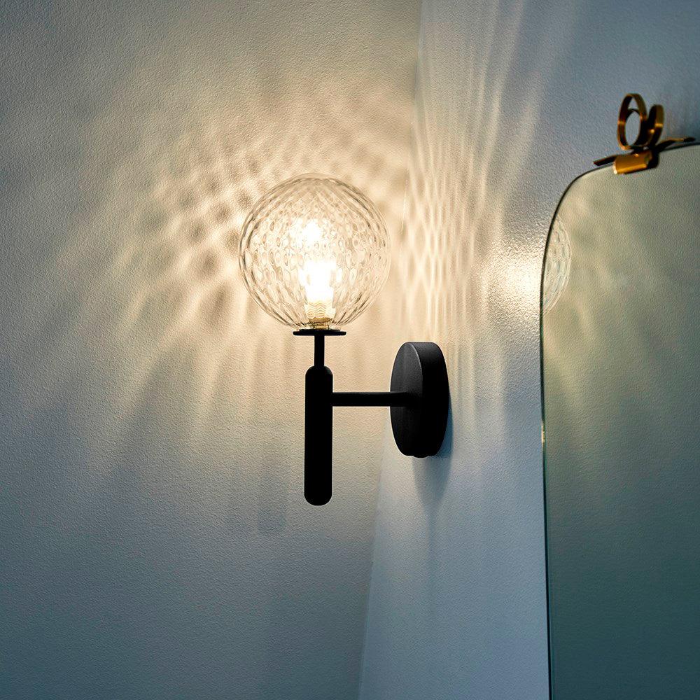 Selesa Applique Murale à Brancher Globe en Verre Style Nordique