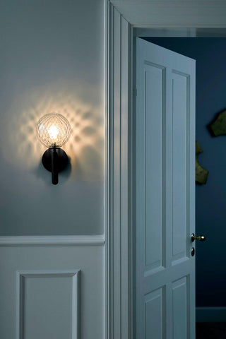 Lustra Applique Murale à Brancher Globe en Verre Style Nordique