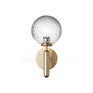 Lustra Applique Murale à Brancher Globe en Verre Style Nordique