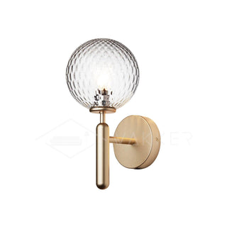Lustra Applique Murale à Brancher Globe en Verre Style Nordique