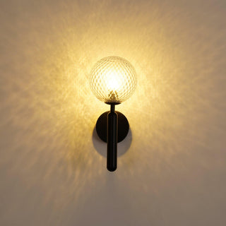 Lustra Applique Murale à Brancher Globe en Verre Style Nordique